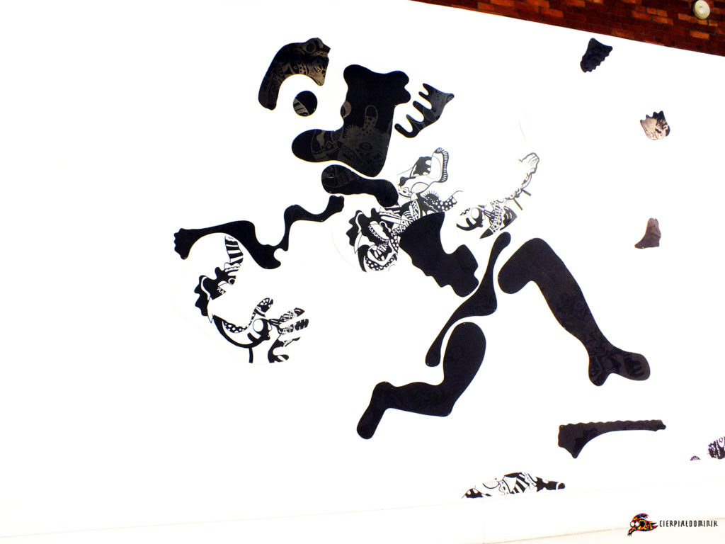 Dominik Cierpial graphic artist art installation linocut blacj and white contemporary art artysta grafik sztuka wspolczesna instalacja artystyczna dasemare